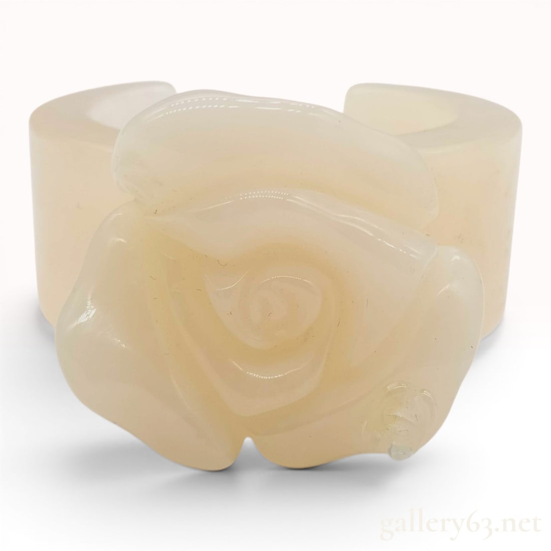 Chanel Spring 2002 Camellia Resin Cuff Bracelet (1 of 7)