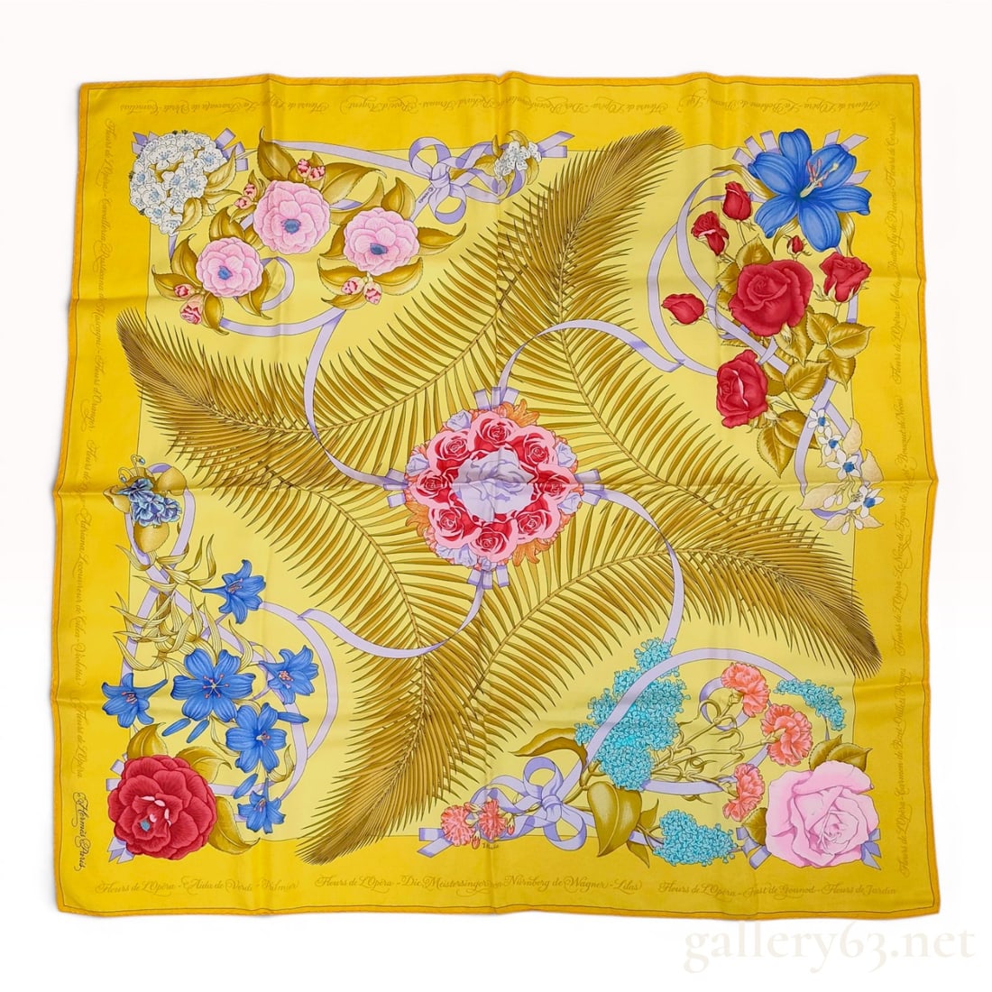 Hermes Fleurs de L'Opera Silk Scarf by Joachim Abadie (1 of 10)