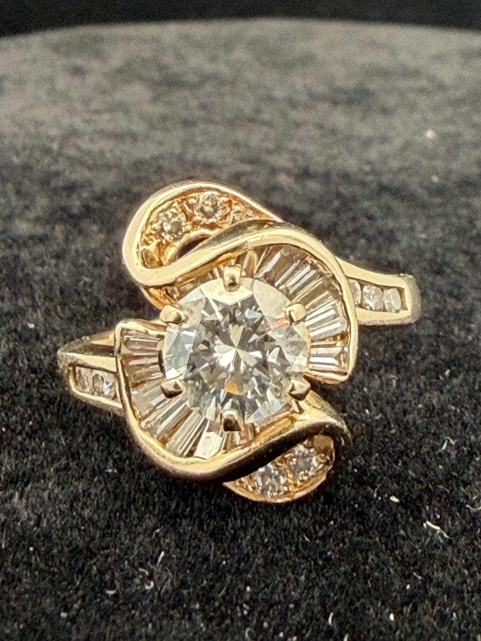 14K Gold Diamond Solitaire Ring (1 of 6)