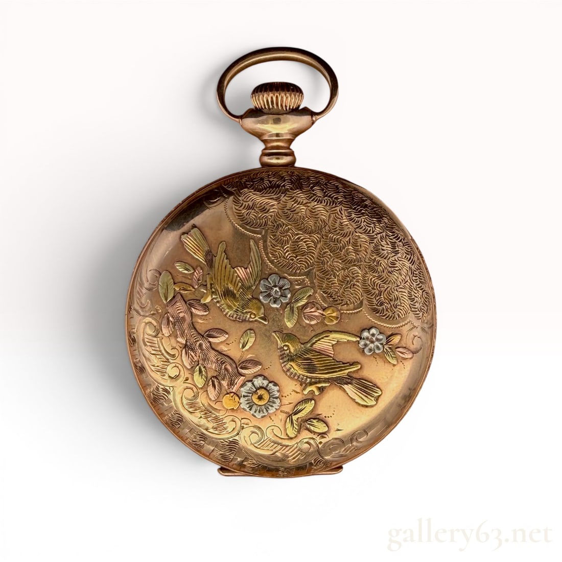 14K Gold Tri-Tone Elgin Pocket Watch: The watch will need servicing and weighs 52.5 grams. 52.5 grams