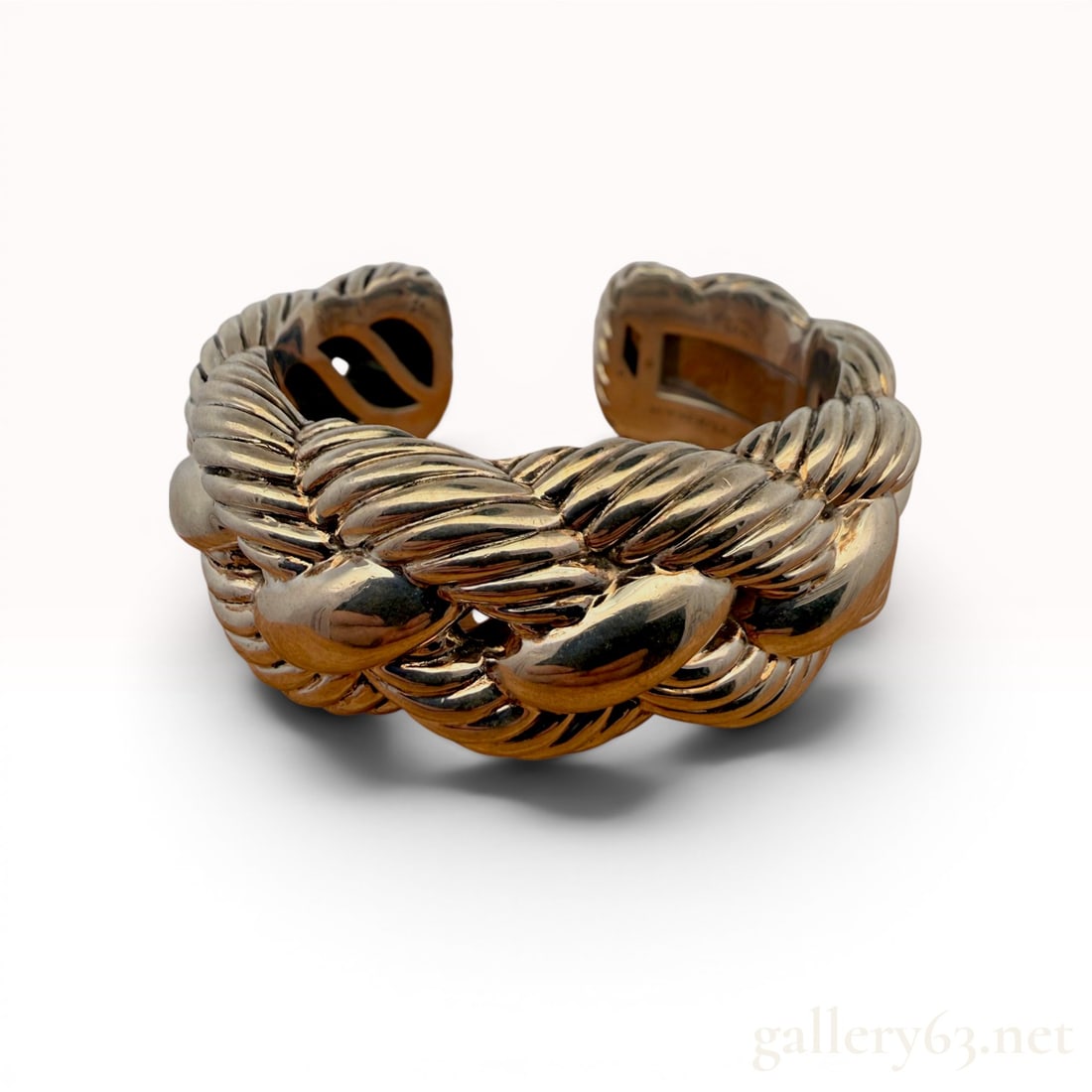 Sterling Silver David Yurman Cuff Bracelet (1 of 4)