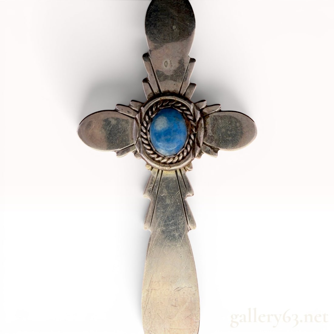 Native American Sterling Silver Cross (1 of 3)