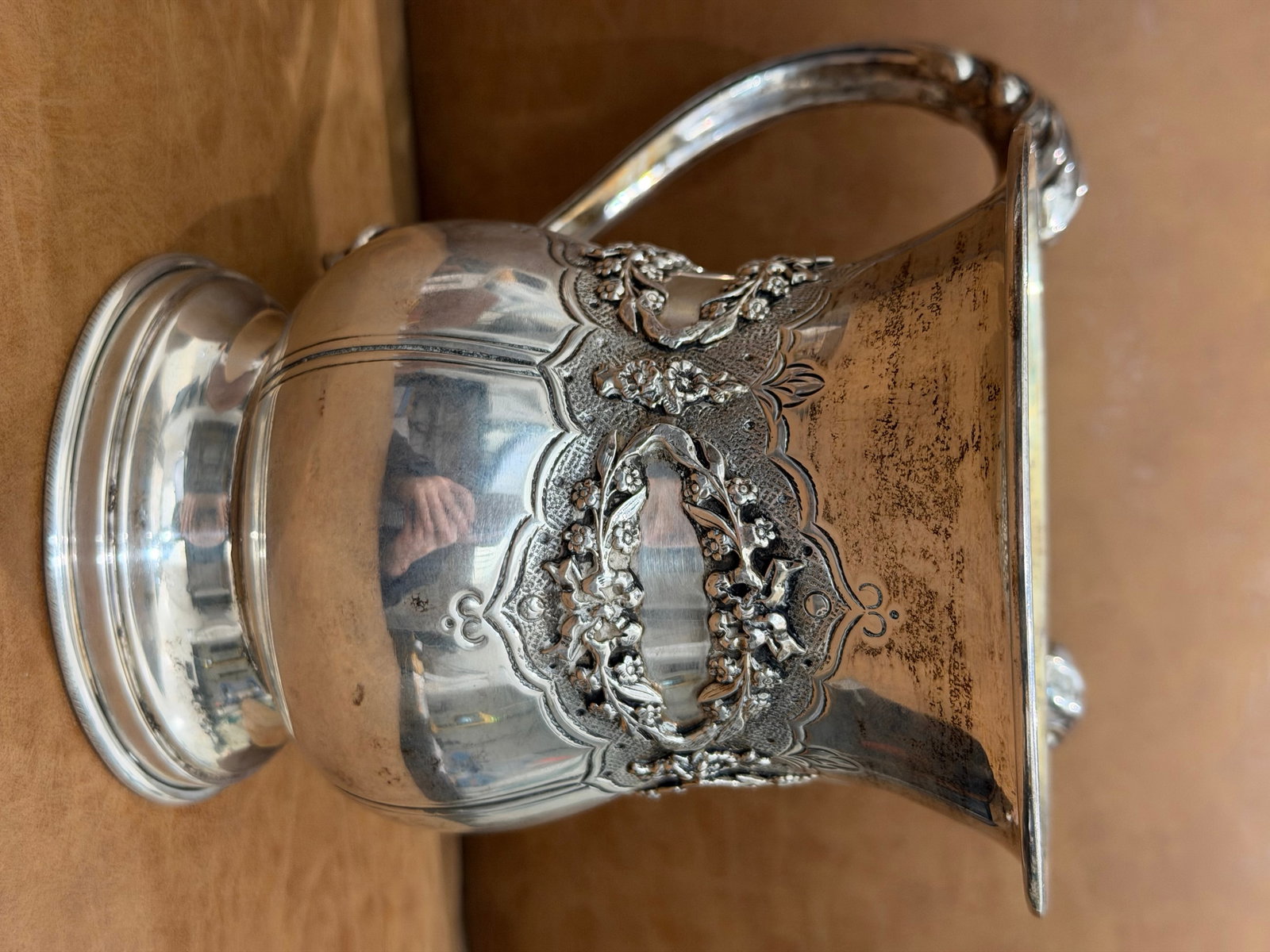 Judaica Gilt Sterling Silver Ceremonial Cup (1 of 8)