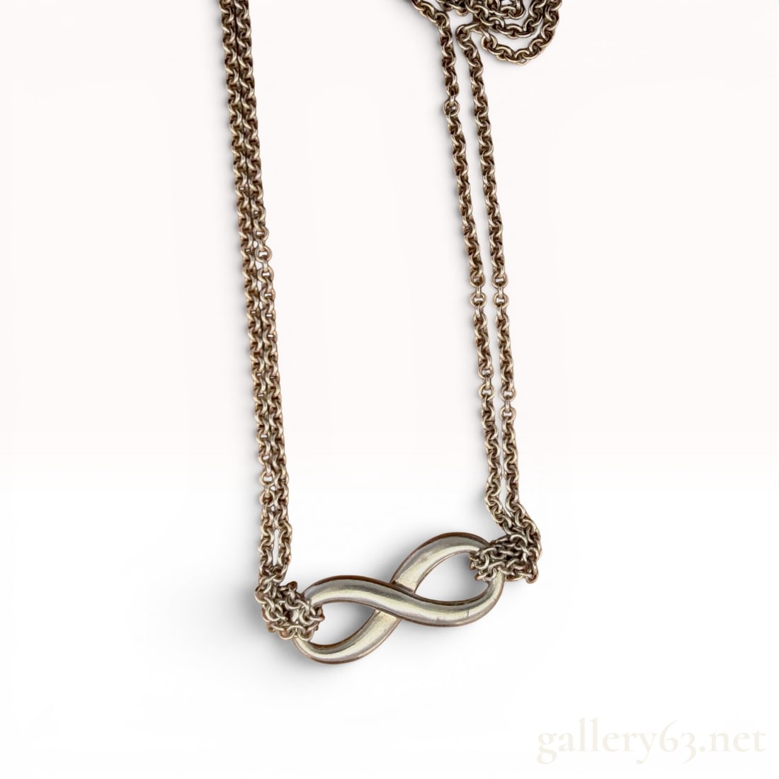 Tiffany Sterling Silver Necklace: Measures 16" long. 6 grams