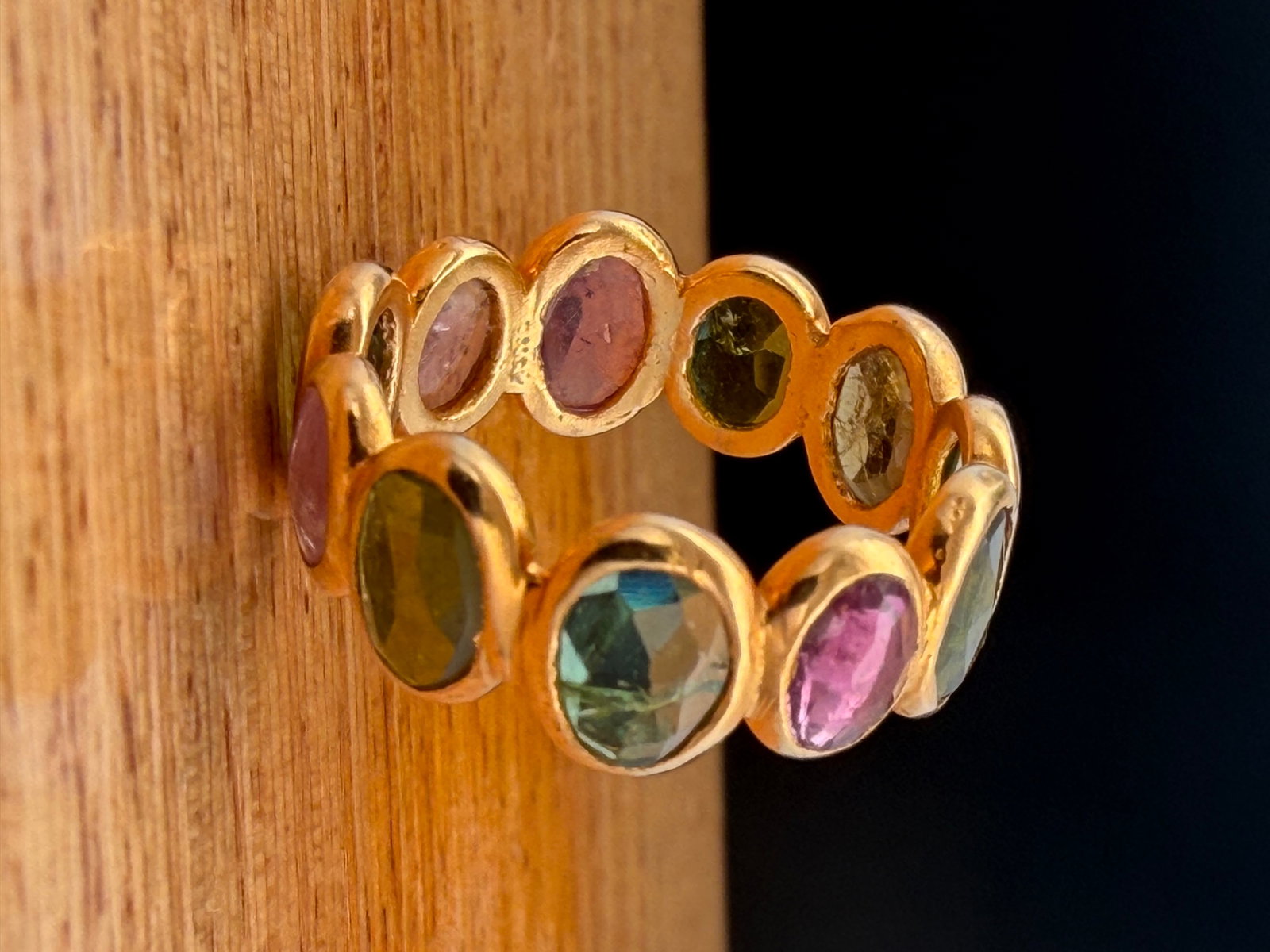 Vermeil Tourmaline Eternity Band (1 of 3)