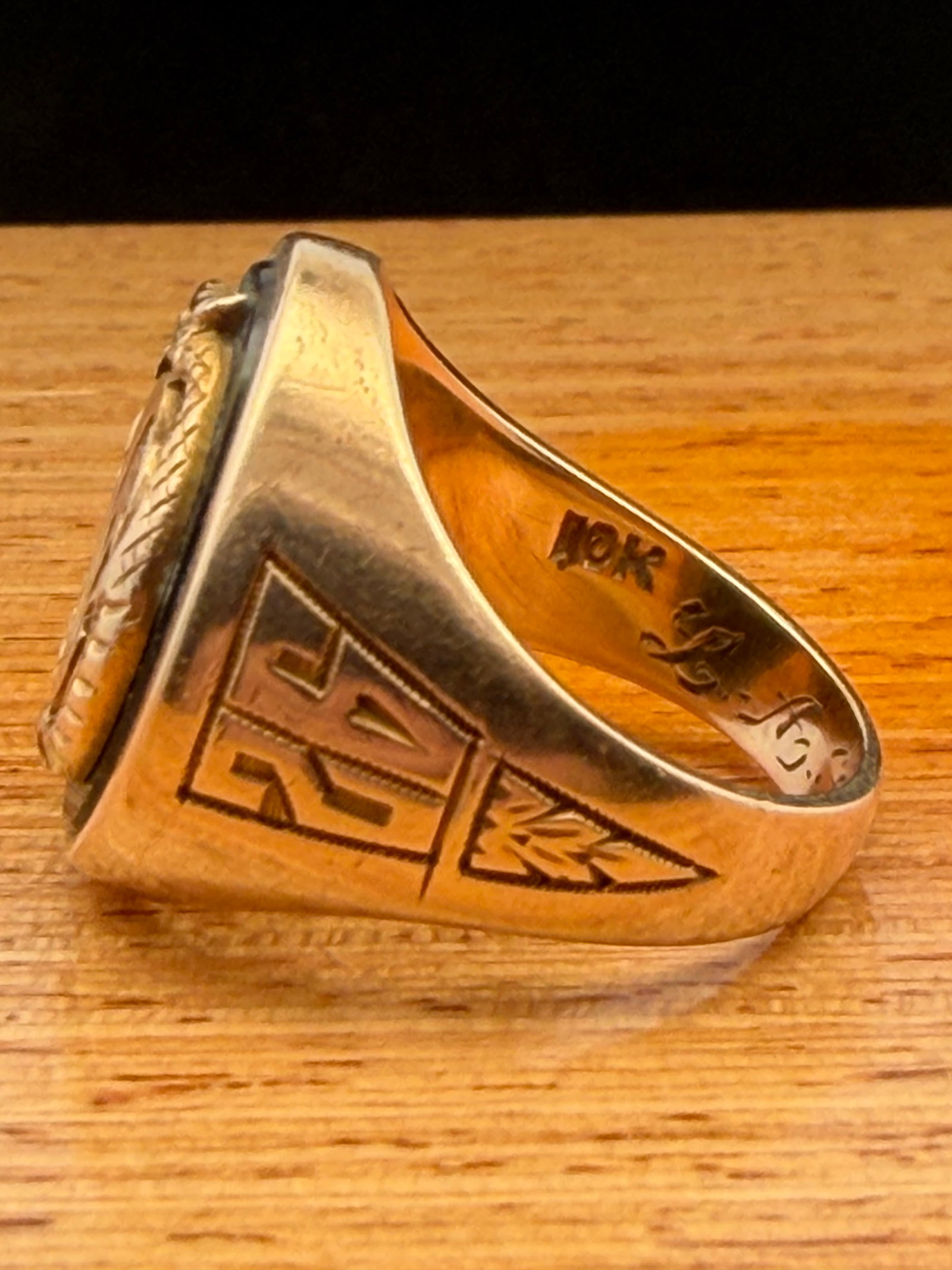 10K Yellow Gold Class Ring - 2