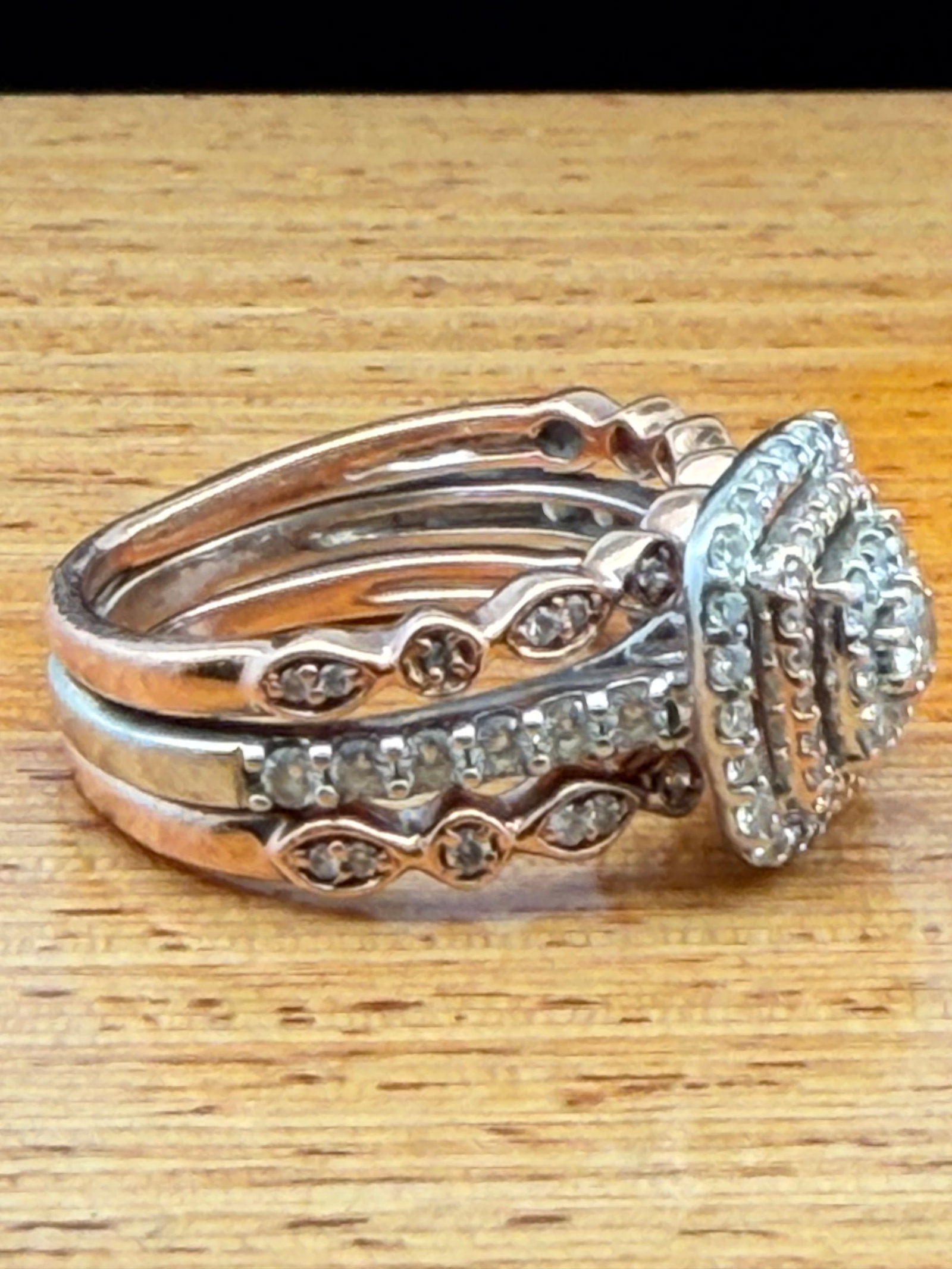 14K Gold Diamond Ring - 2