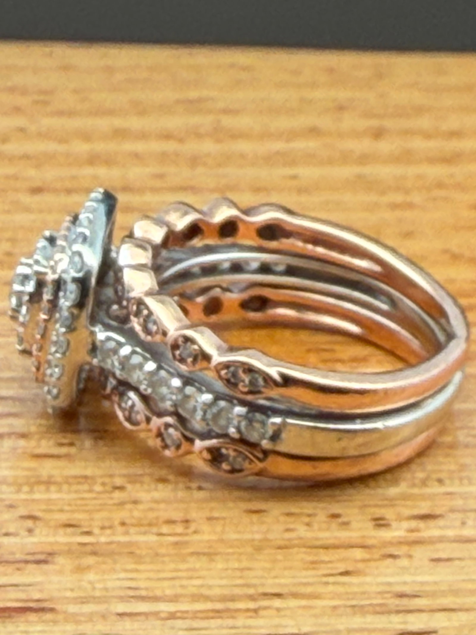 14K Gold Diamond Ring - 4