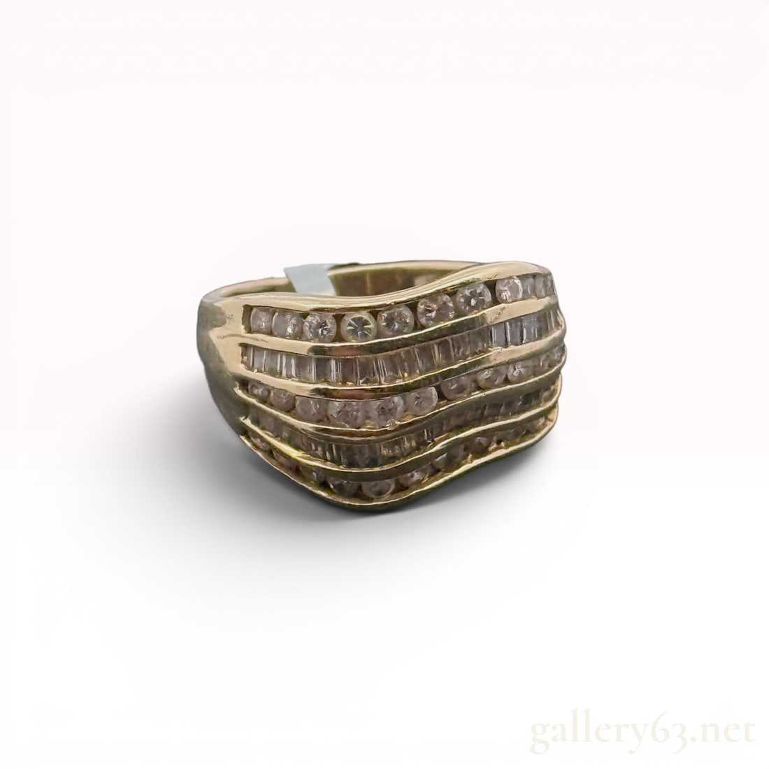 14K Yellow Gold 1cttw Diamond Ring (1 of 4)