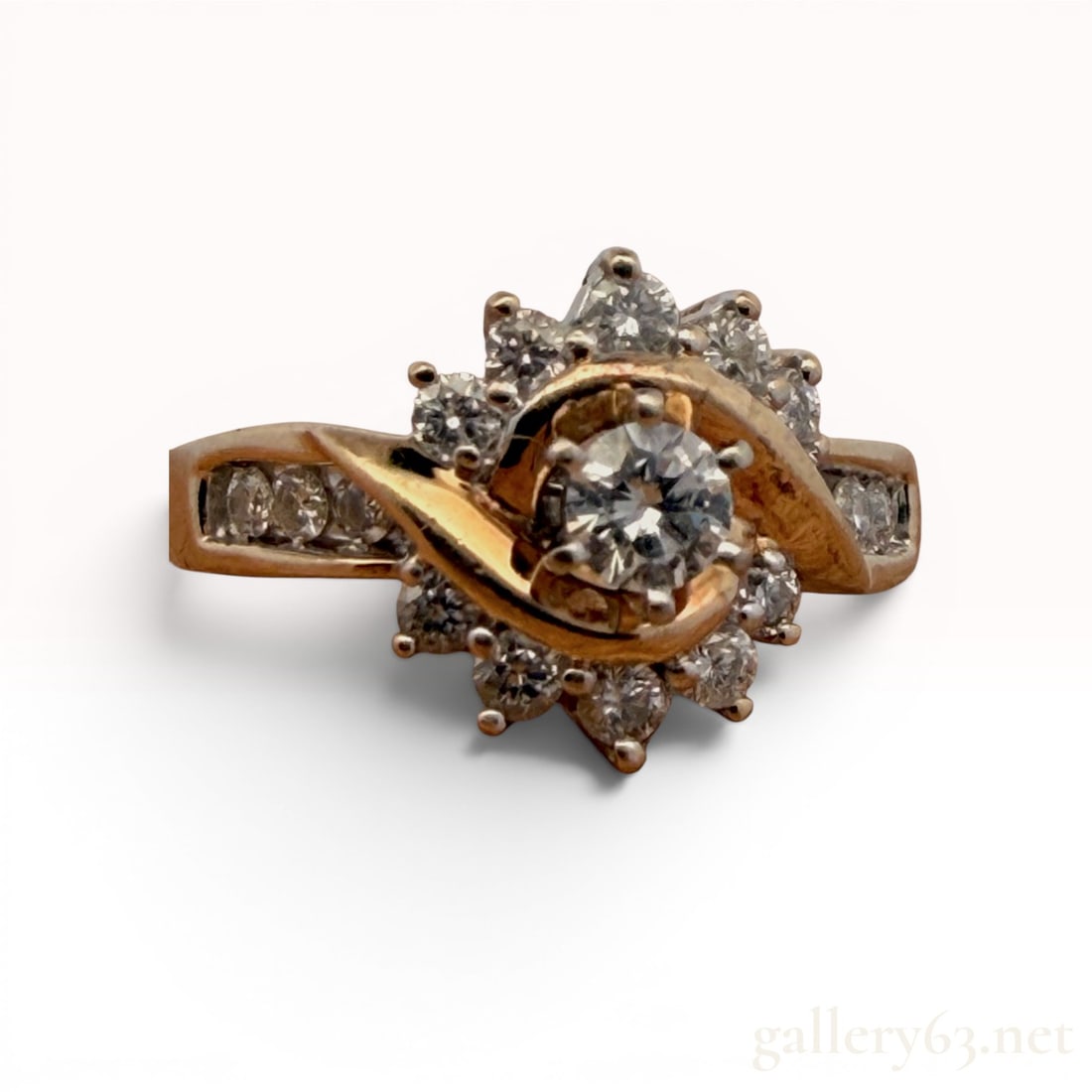 14K Gold 1cttw Diamond Ring (1 of 6)