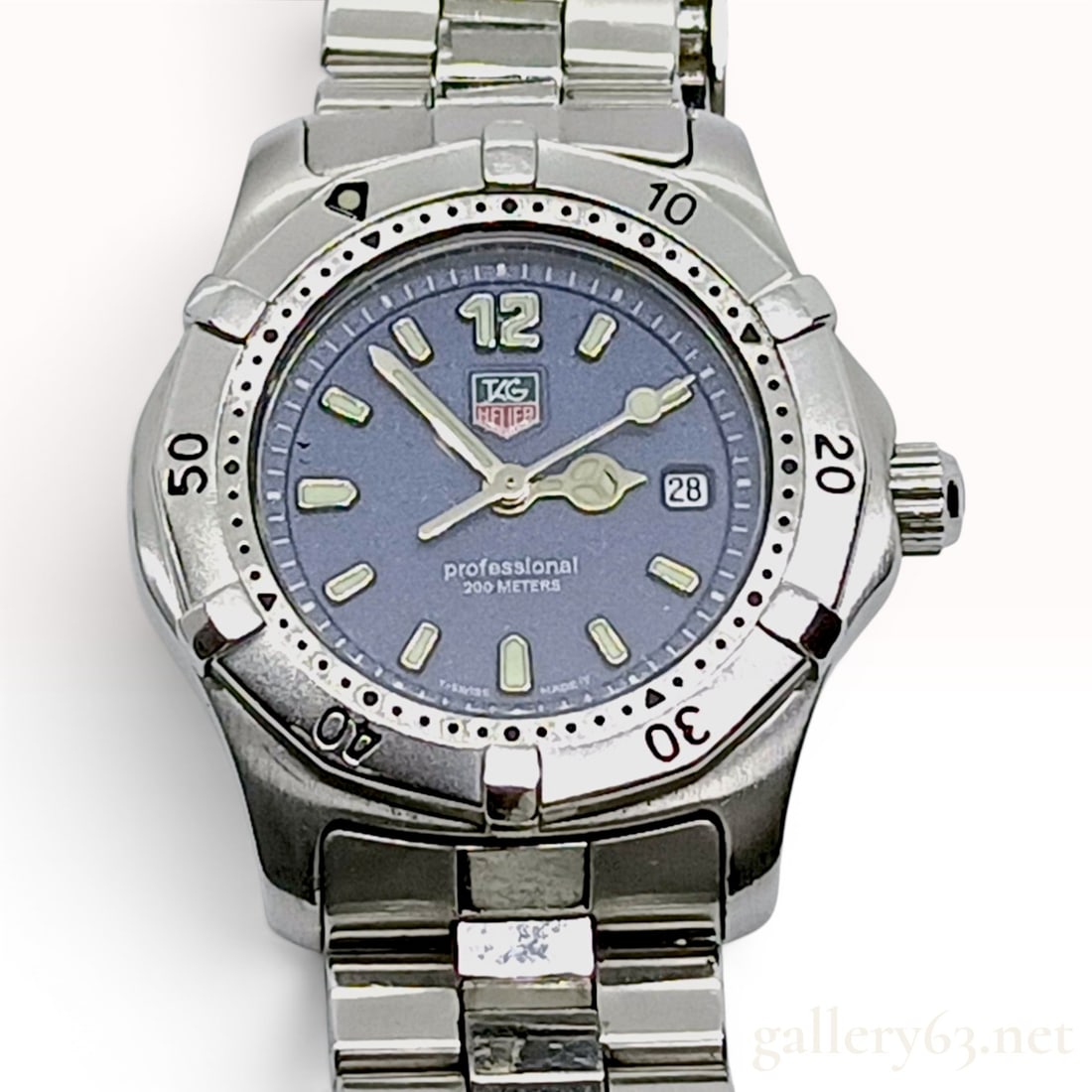 TAG Heuer Ladies 2000 Series Professional Stainless Steel Wristwatch WK1313 (1 of 10)