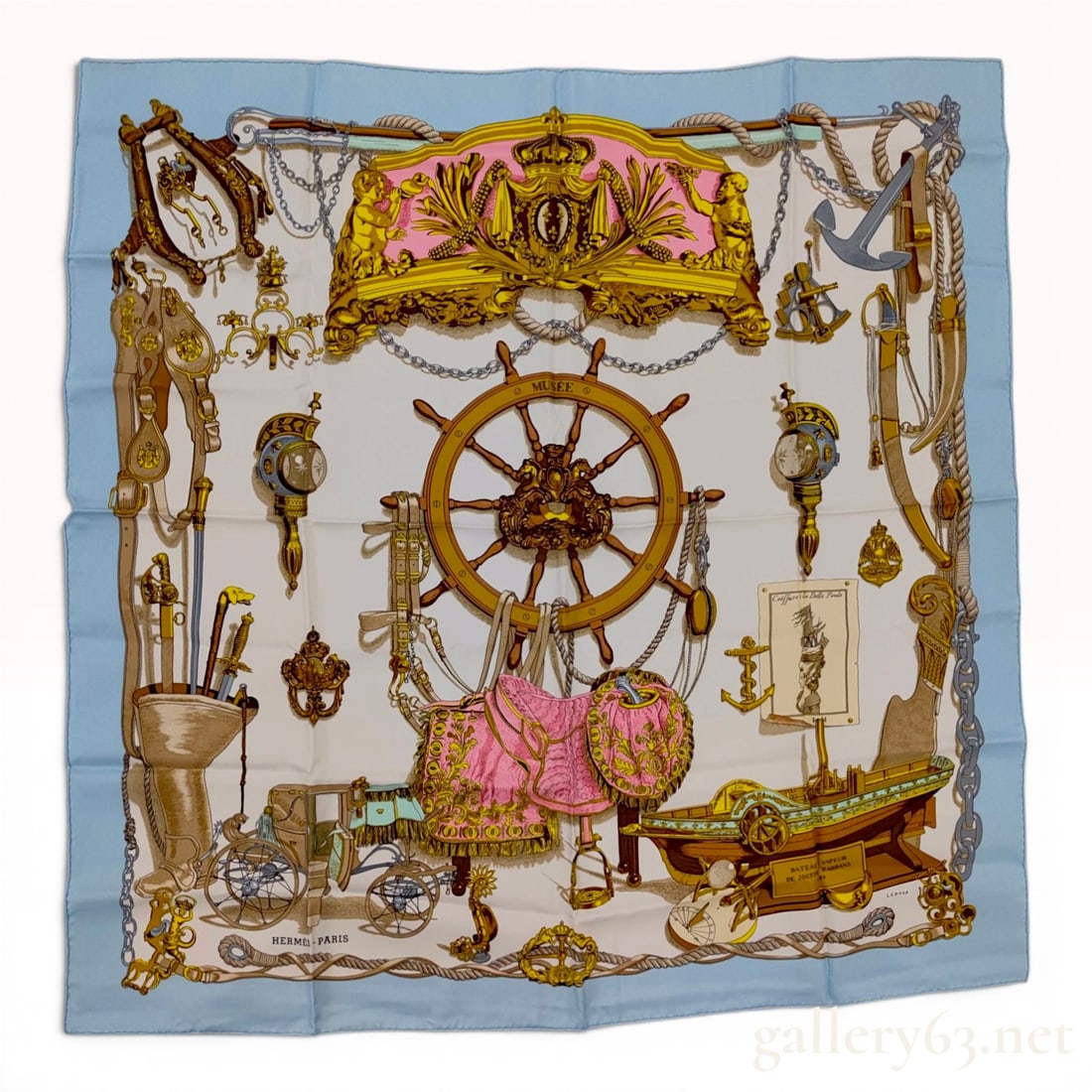 Hermes Musee Silk Scarf by Philippe Ledoux (1 of 8)