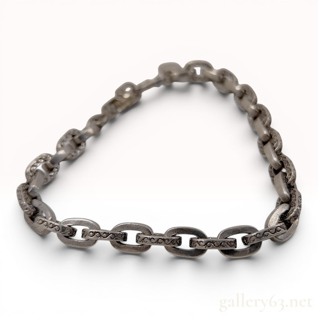 Jana Sterling Patterned Sterling Silver Link Bracelet (1 of 8)