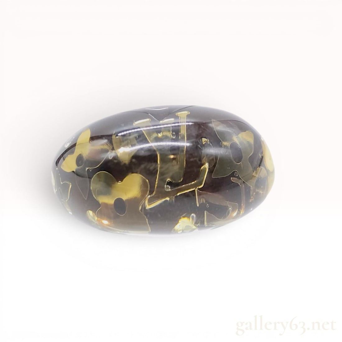 Louis Vuitton Inclusion Resin Monogram Dome Ring (1 of 10)
