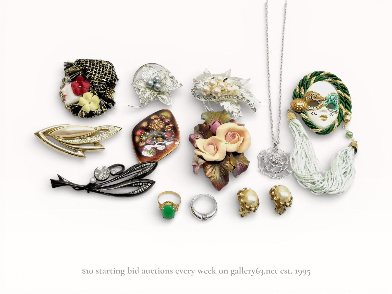 A Collection of Vintage and Contemporary Costume Jewelry (1 of 10)