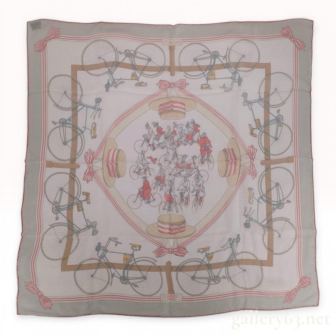 Hermes Les Becanes Silk Scarf 70cm (1 of 9)
