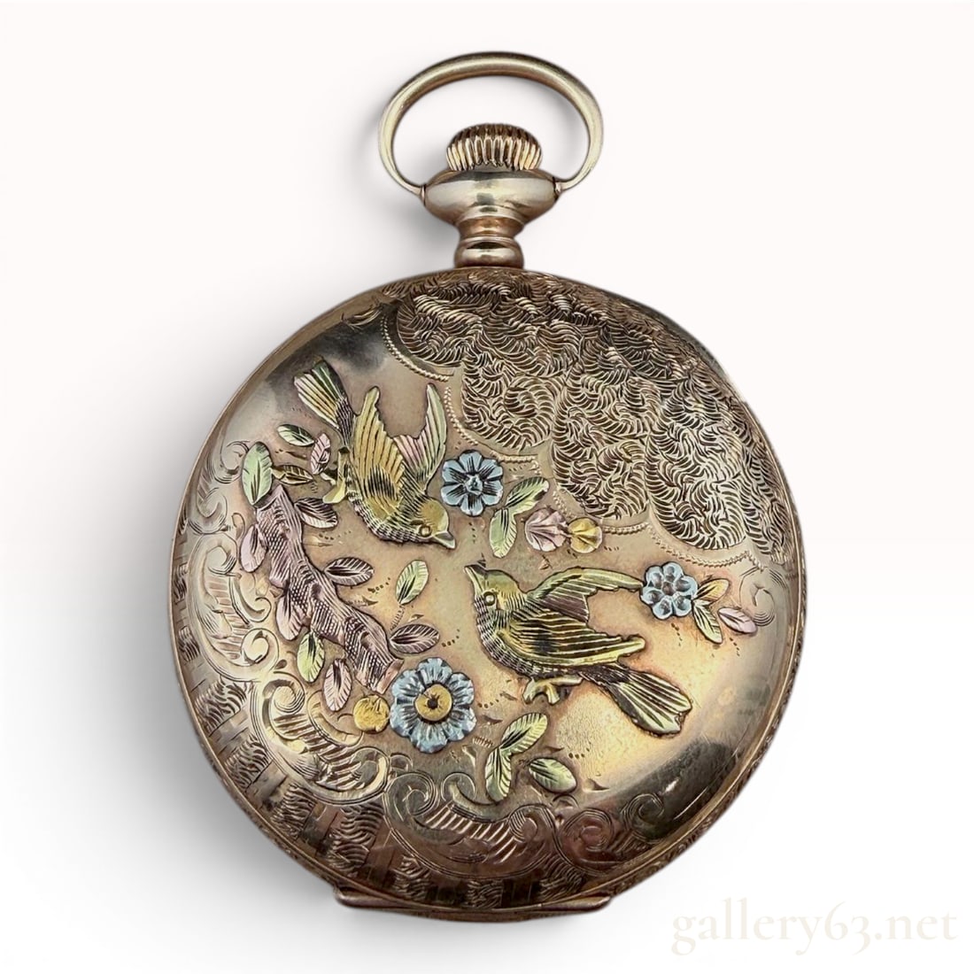 14K Tri-tone Gold Elgin Hunters Case Pocket Watch: Good estate condition very good cosmetic condition. Watch will likely need a servicing. 52.5 grams.