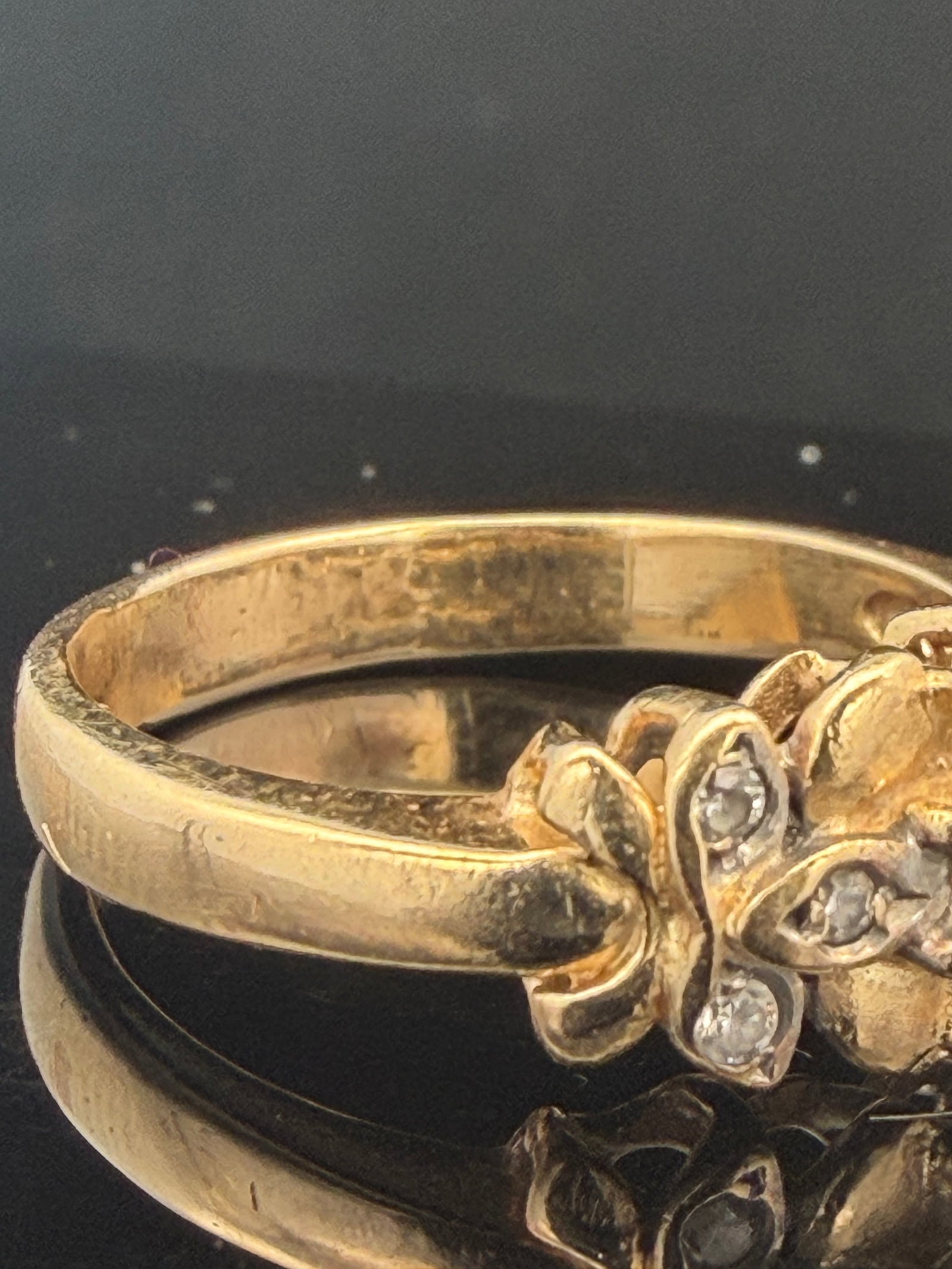 14K Diamond Ring - 2