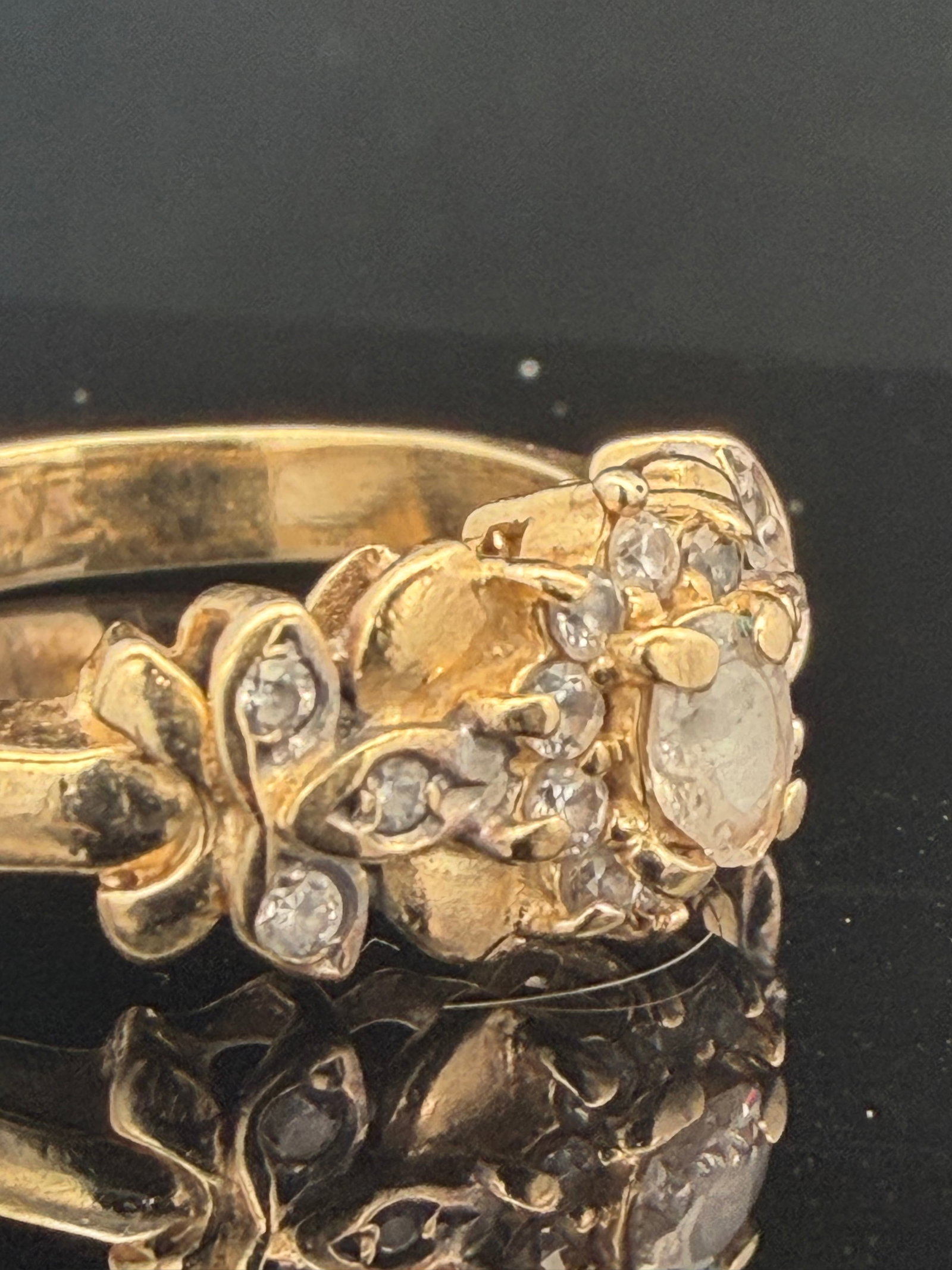 14K Diamond Ring - 3