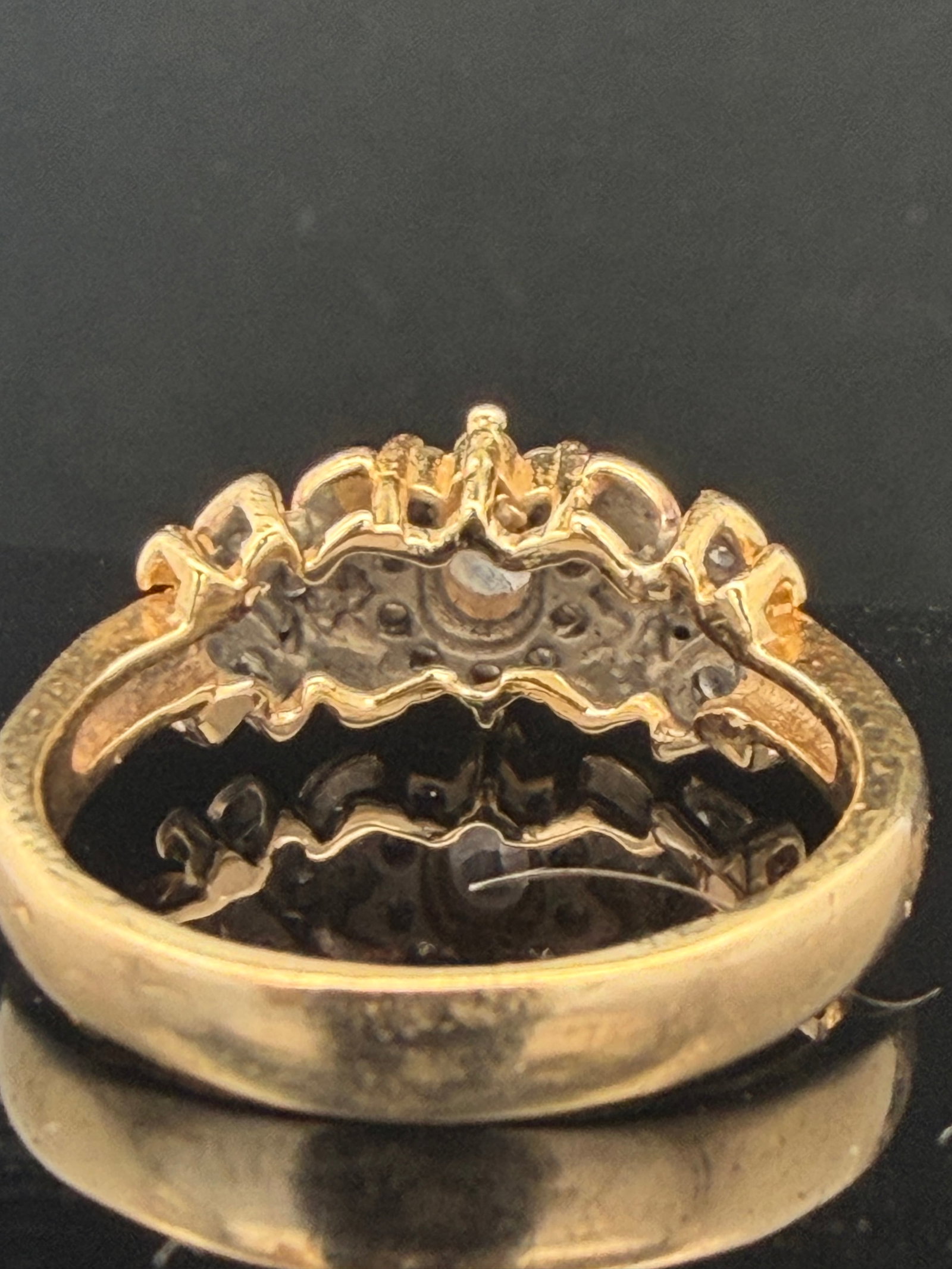 14K Diamond Ring - 4