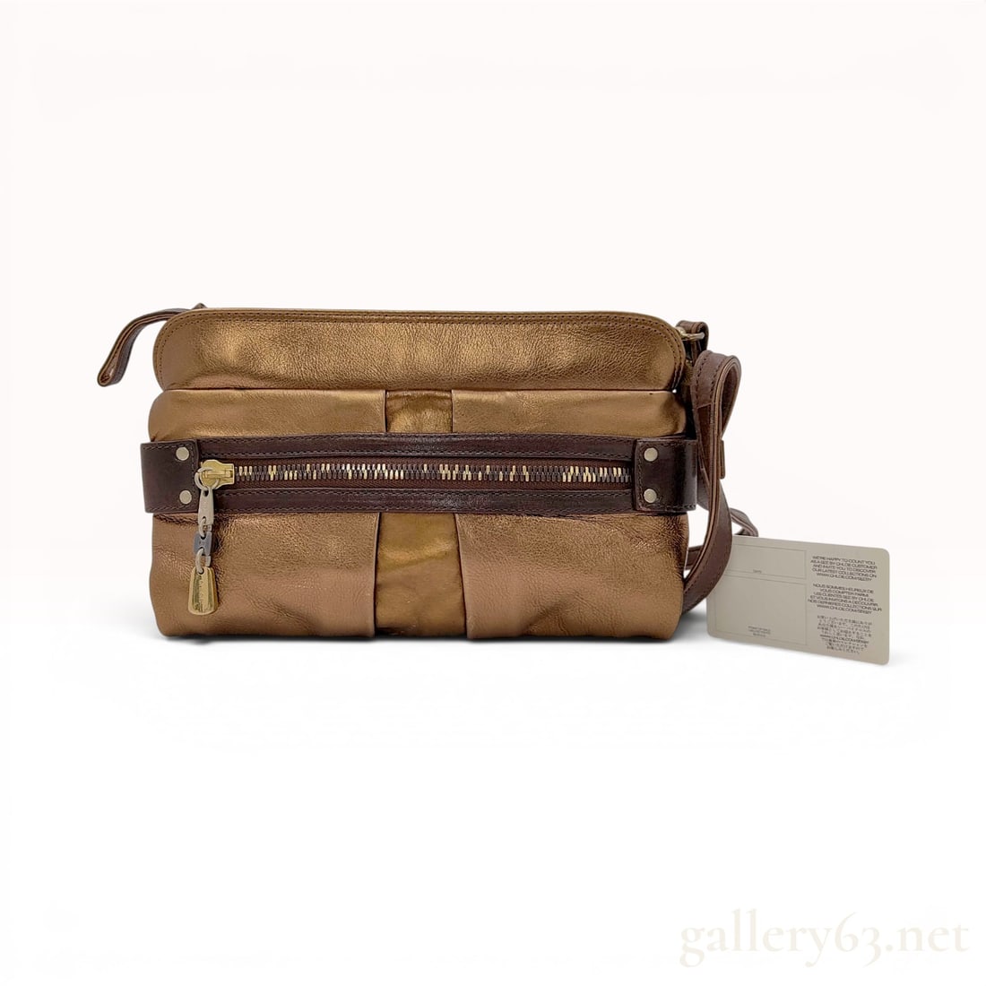See by Chloe Metallic Bronze Leather Shoulder Bag with Retail Hangtag (1 of 10)