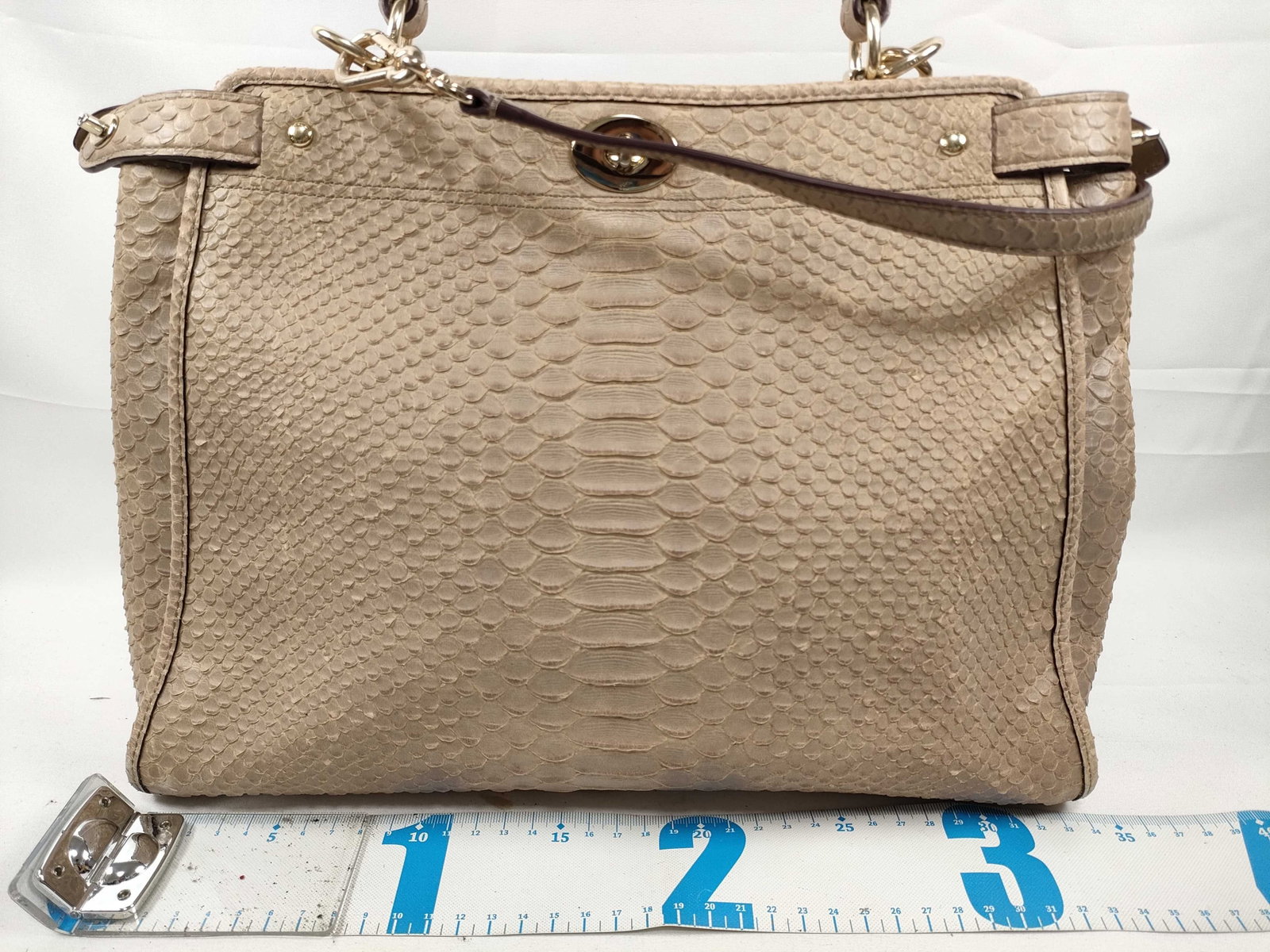 Coach Gramercy Satchel in Python-Embossed Leather - 2