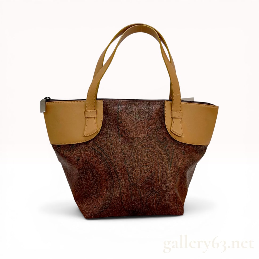 Etro Paisley Coated Canvas Tote Bag (1 of 9)