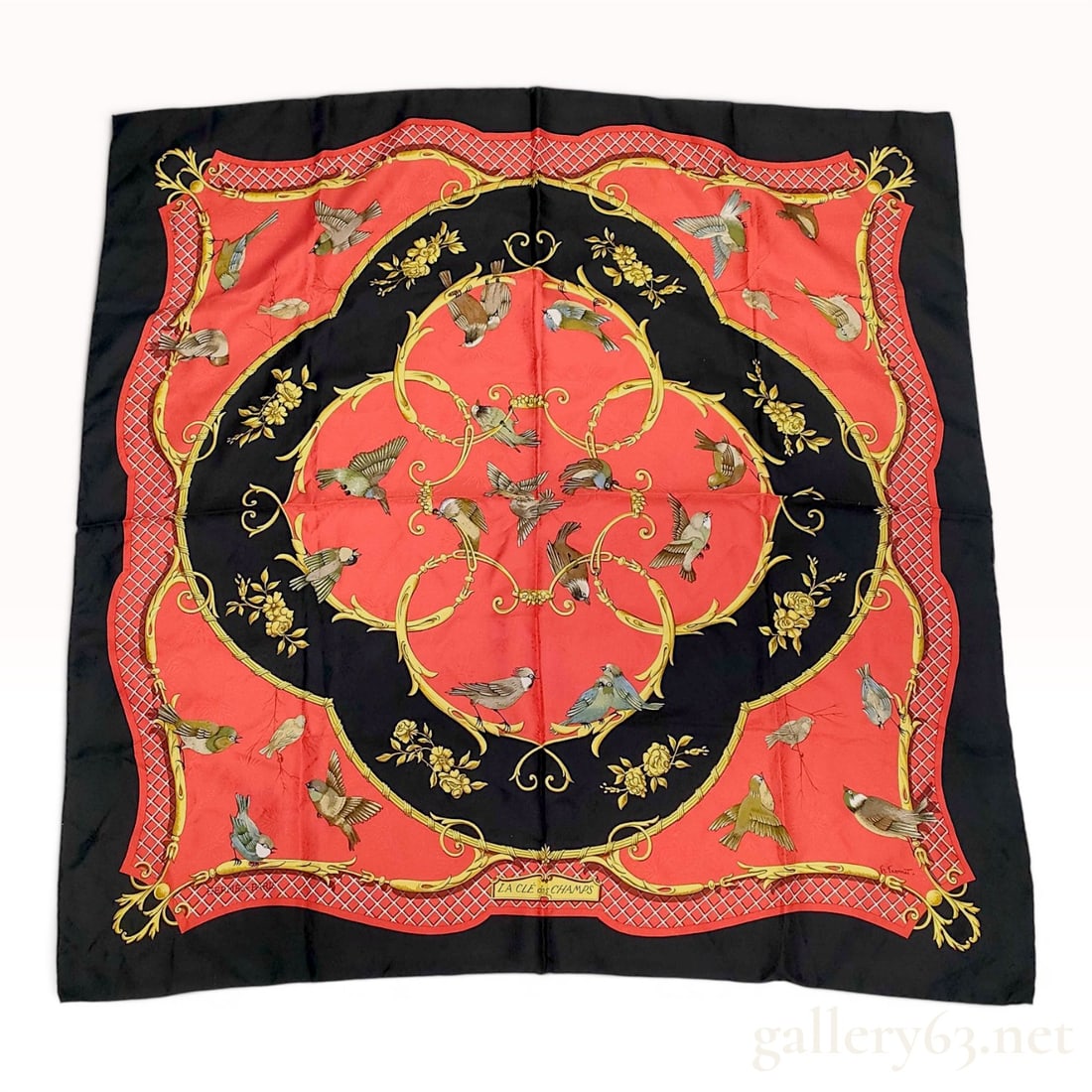 Hermes La Cle des Champs Silk Jacquard Scarf by Francoise Faconnet (1 of 10)
