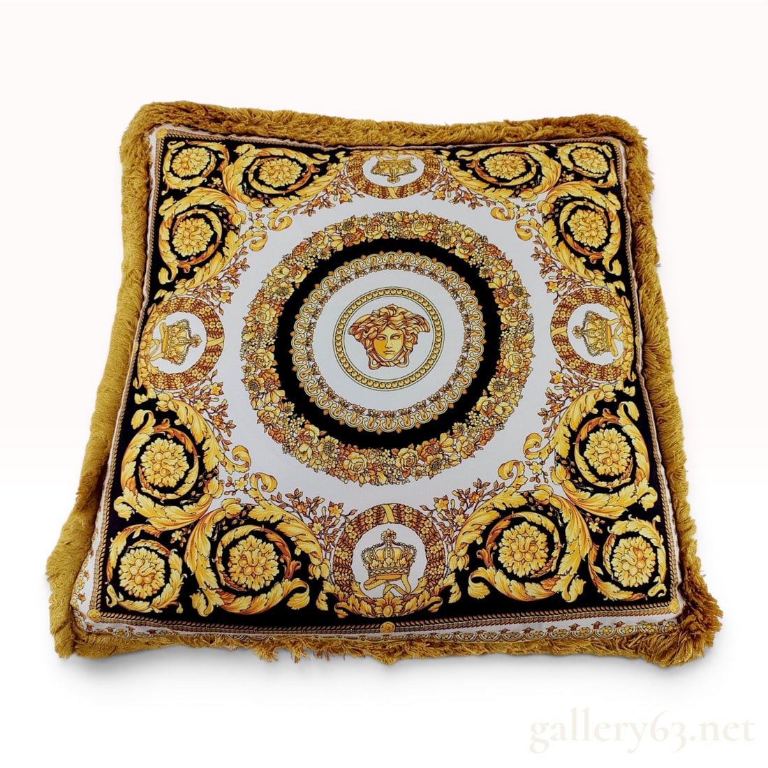 Versace Barocco Medusa Medallion Decorative Cushion (1 of 10)