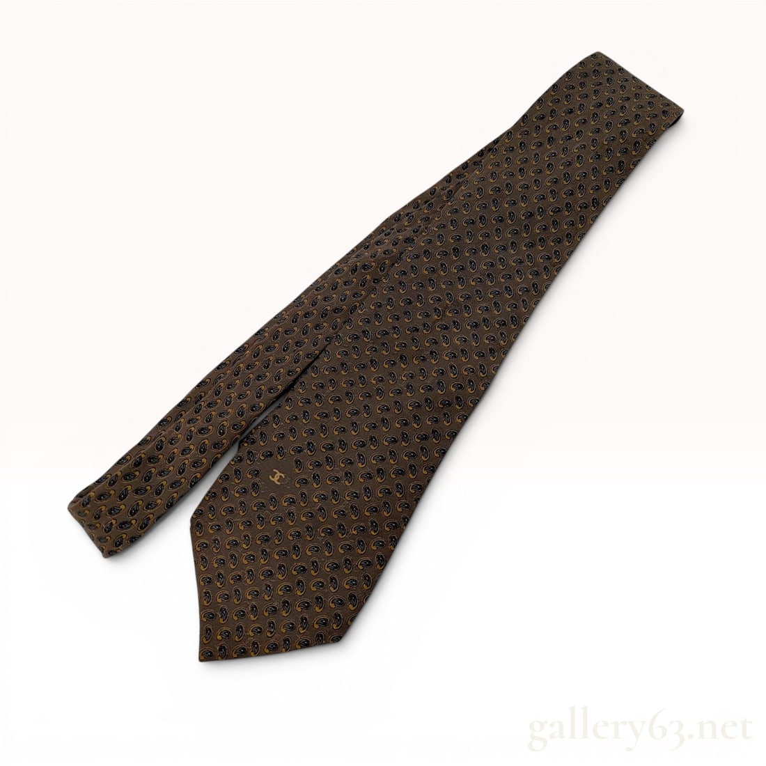 Chanel Silk Paisley Pattern Necktie (1 of 8)