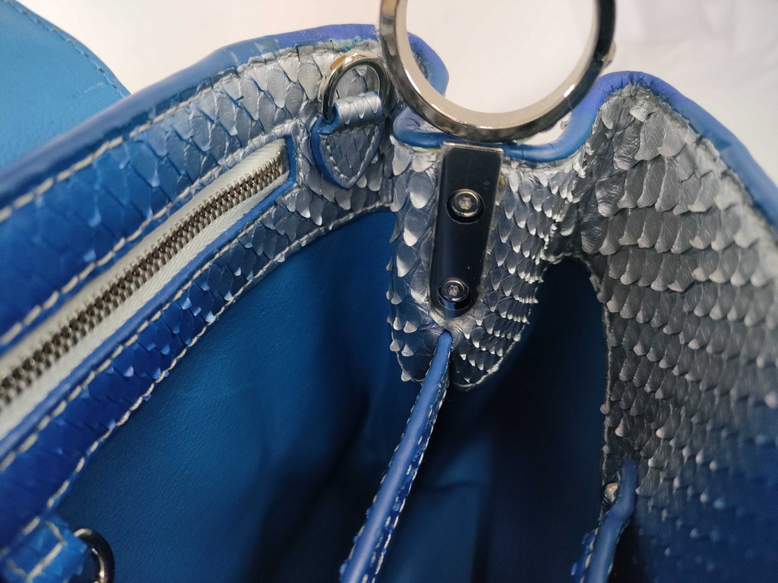 Louis Vuitton Python Capucines BB Top Handle Bag - 9