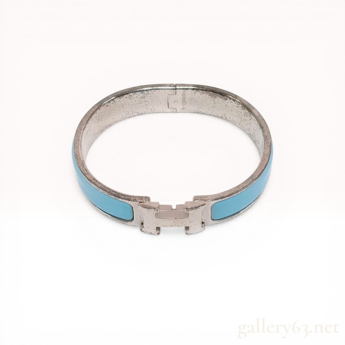 Hermes Clic H Enamel Bangle Bracelet (1 of 10)