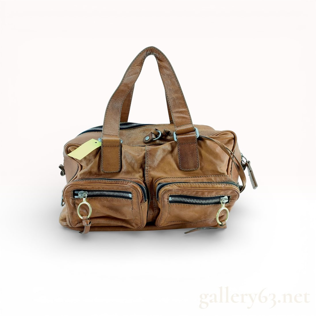 Chloe Betty Tan Grained Leather Satchel Bag (1 of 10)