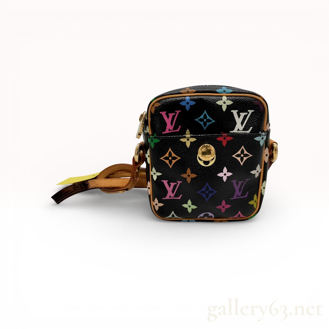 flag - addd photos of interior Louis Vuitton Monogram Multicolore Rift Crossbody Bag Noir: This authentic Louis Vuitton Rift crossbody bag is a rare find from the celebrated collaboration between Louis Vuitton and Japanese artist Takashi Murakami. Crafted from black Monogram Multicolore coa