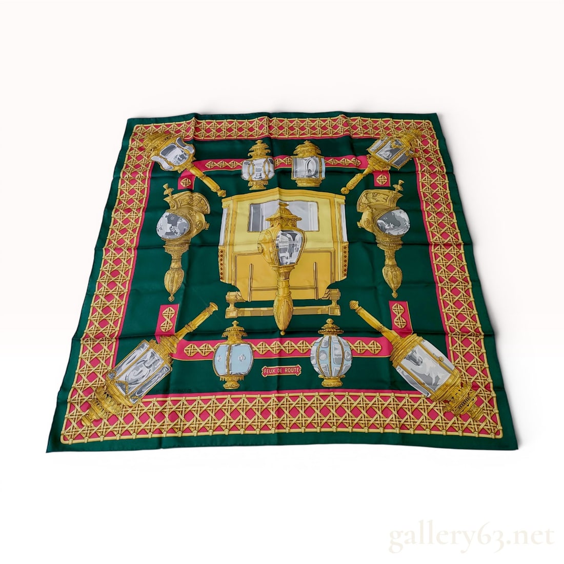 Hermes Feux de Route Silk Scarf (1 of 9)