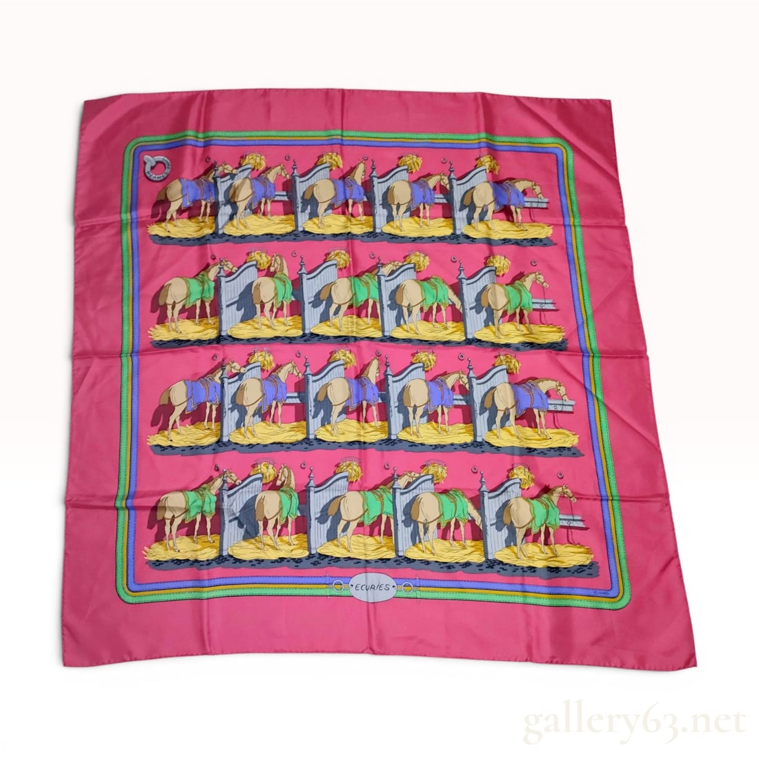 Hermes Paris Ecuries 90 Silk Scarf (1 of 10)