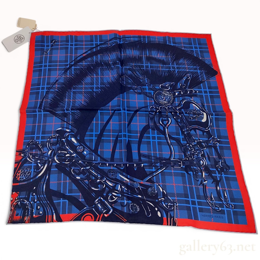 Hermes Horse Punk Carre 70 Silk Scarf with Box (1 of 9)