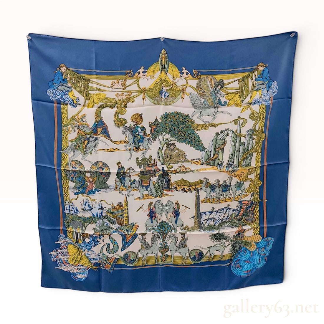 Hermes Au Fil de la Soie Silk Scarf by Annie Faivre (1 of 6)