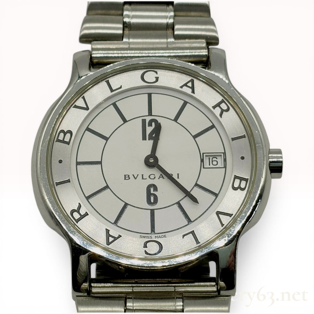 Bvlgari Solotempo Stainless Steel Wristwatch ST 35 S (1 of 10)
