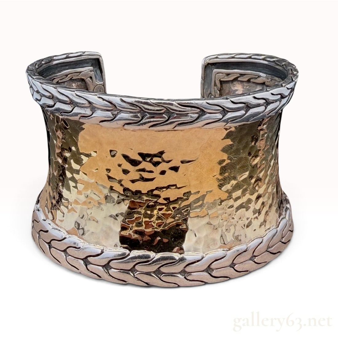 John Hardy 925/22k Cuff Bracelet (1 of 5)