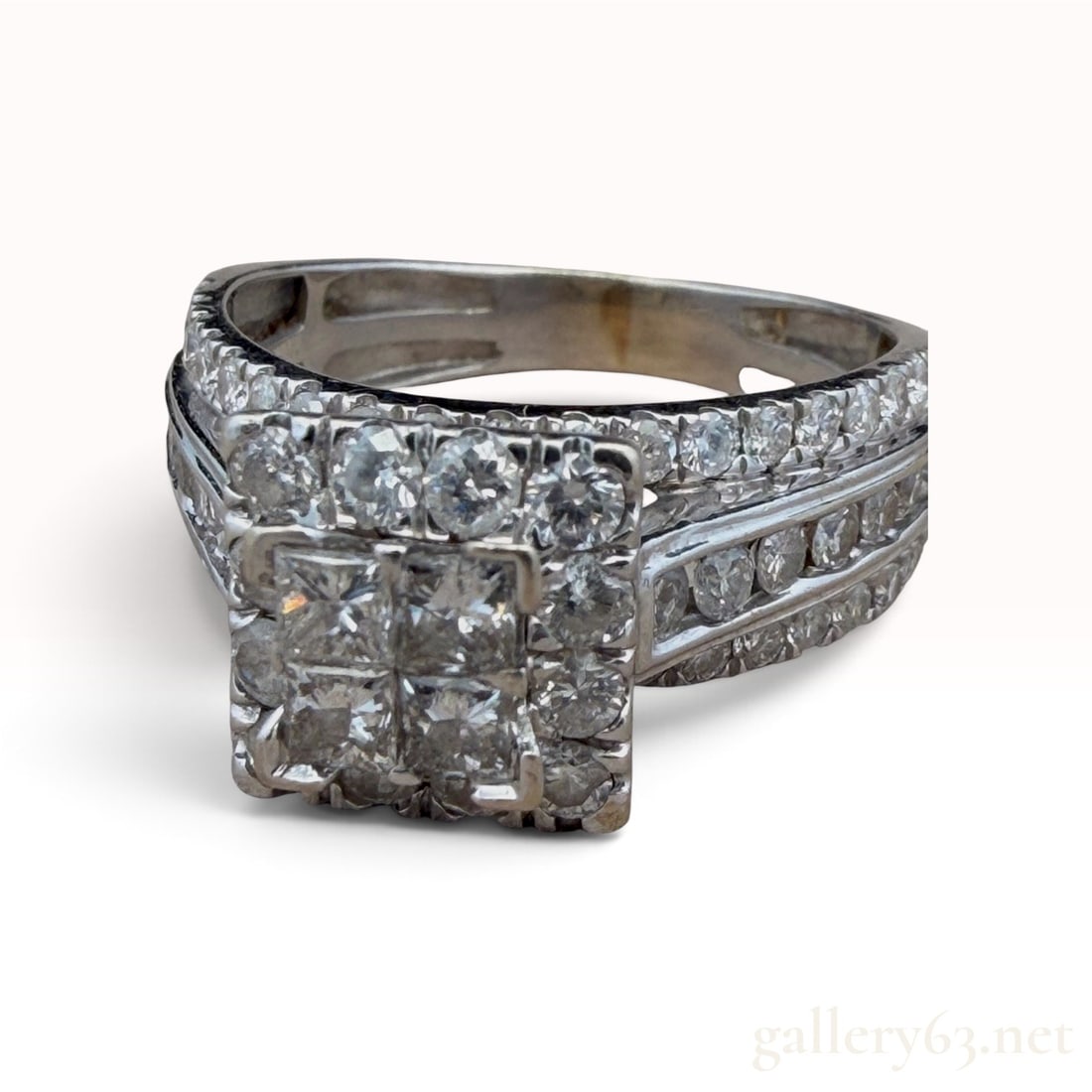 14k White Gold Diamond Ring (1 of 3)
