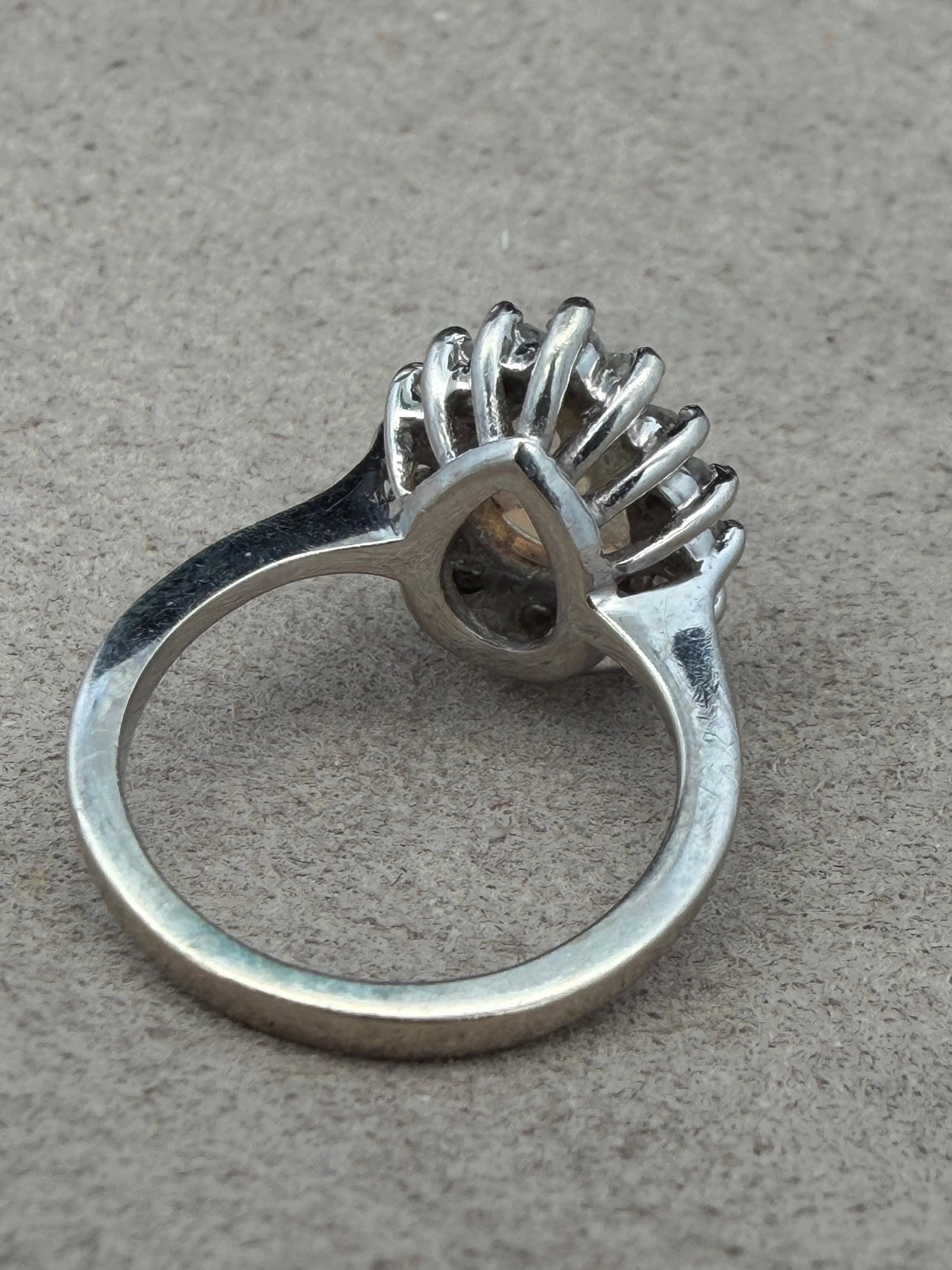 14k Opal Diamond Ring - 3