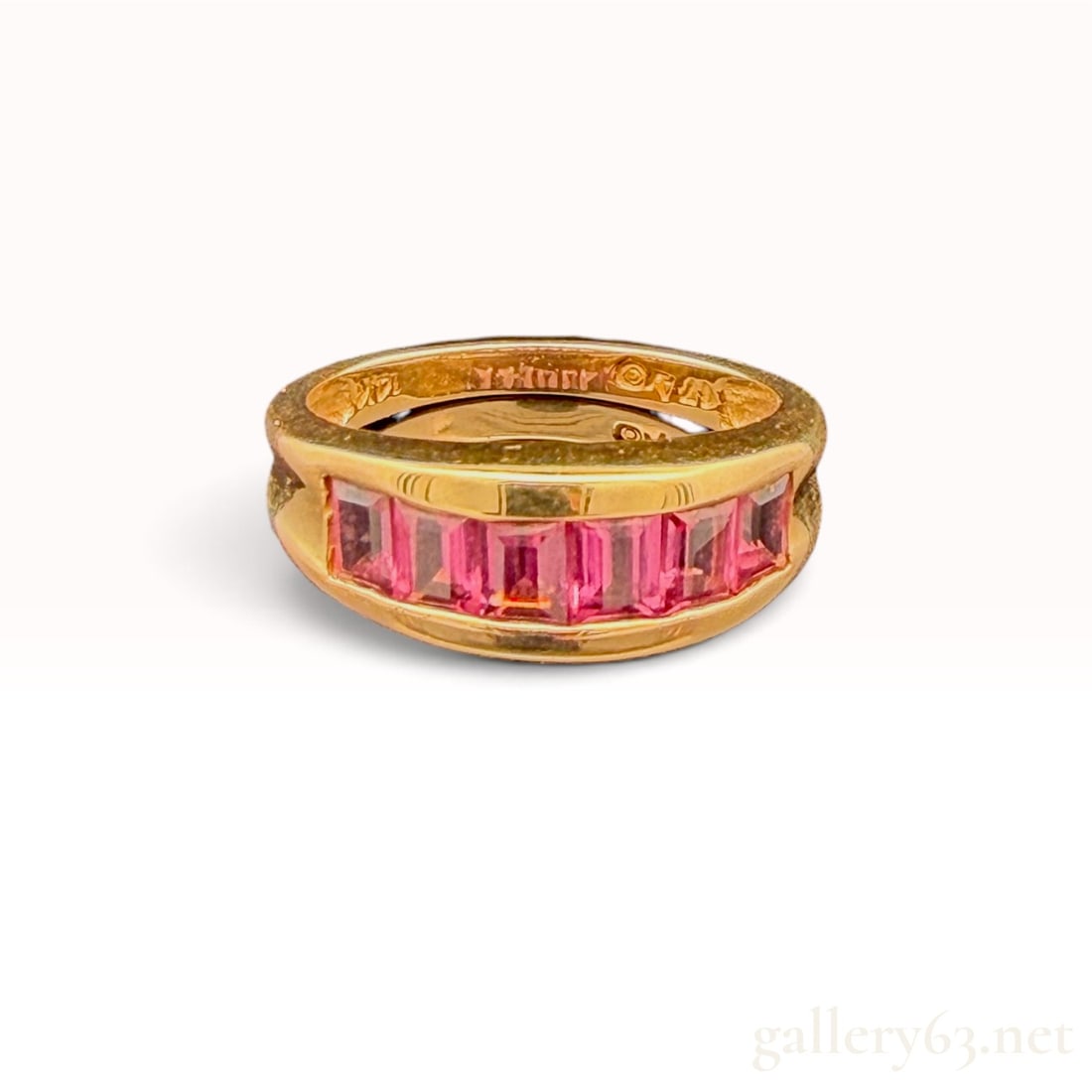 14k Tourmaline Ring: The lot features a 14k Tourmaline Ring with 3.1 grams size 7 0.45ctw.