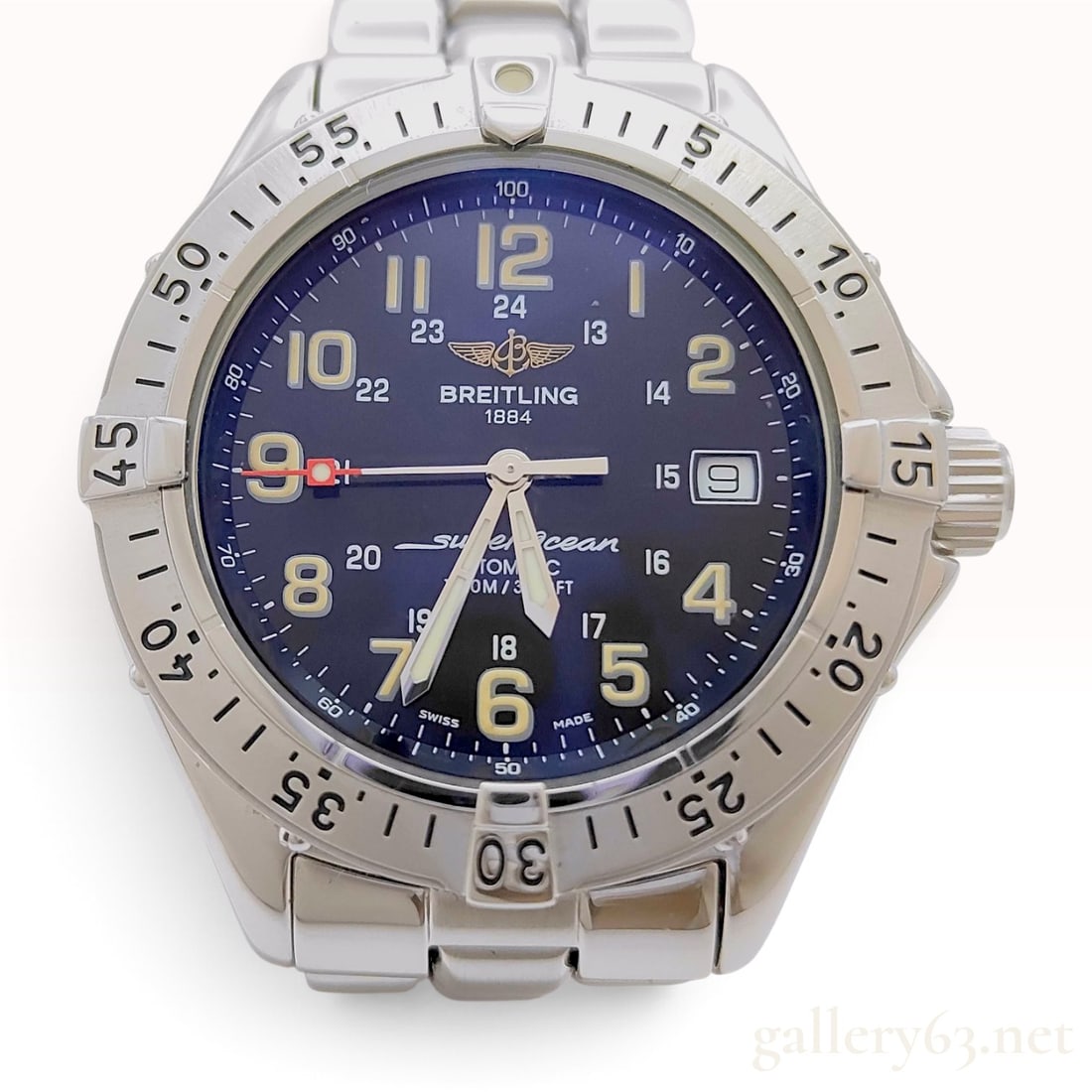 Breitling Colt Superocean A17350 Blue Stainless Steel Wristwatch 40.5mm with Case and Manuals (1 of 10)