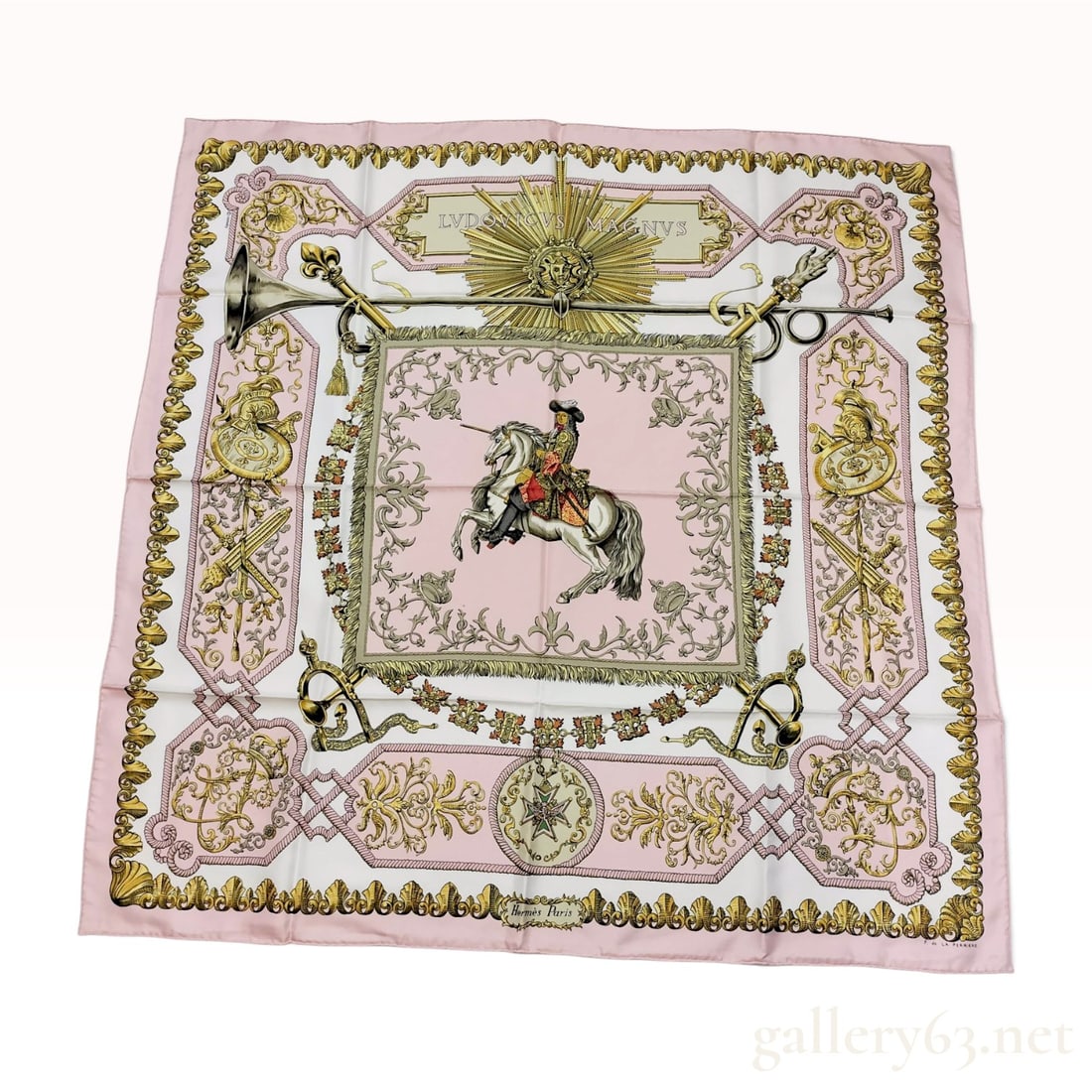 Hermes Ludovicus Magnus Silk Scarf by Francoise de la Perriere (1 of 10)