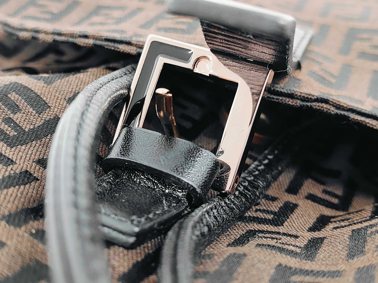 Fendi Zucca Monogram Canvas Backpack - 8