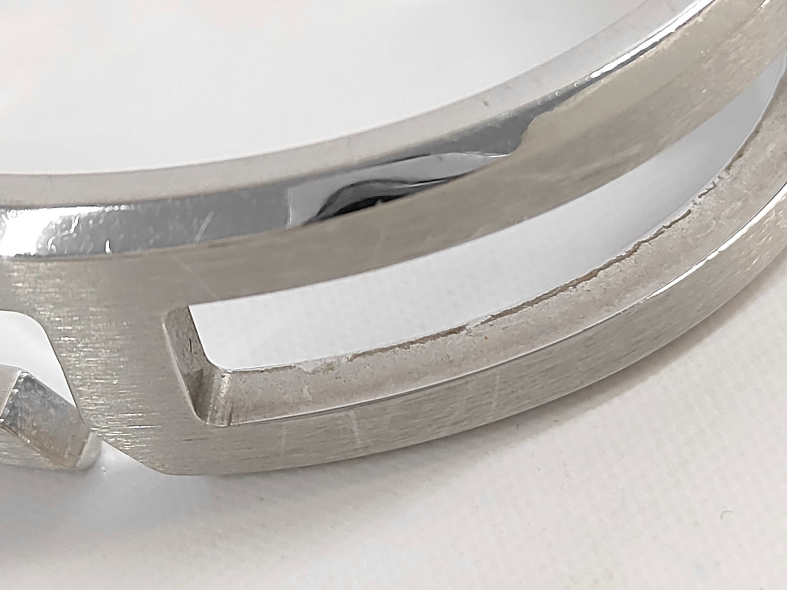 Hermes Play Bangle Solid 925 Sterling Silver Cuff Bracelet - 10