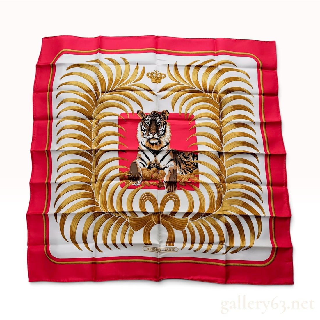 Hermes Tigre Royal Silk Carre 90 Scarf (1 of 10)