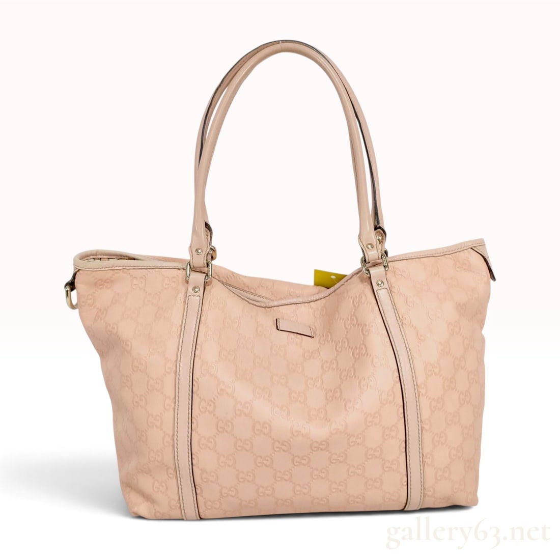 Gucci Guccissima Rose Dragea Leather Joy Medium Tote Bag (1 of 10)