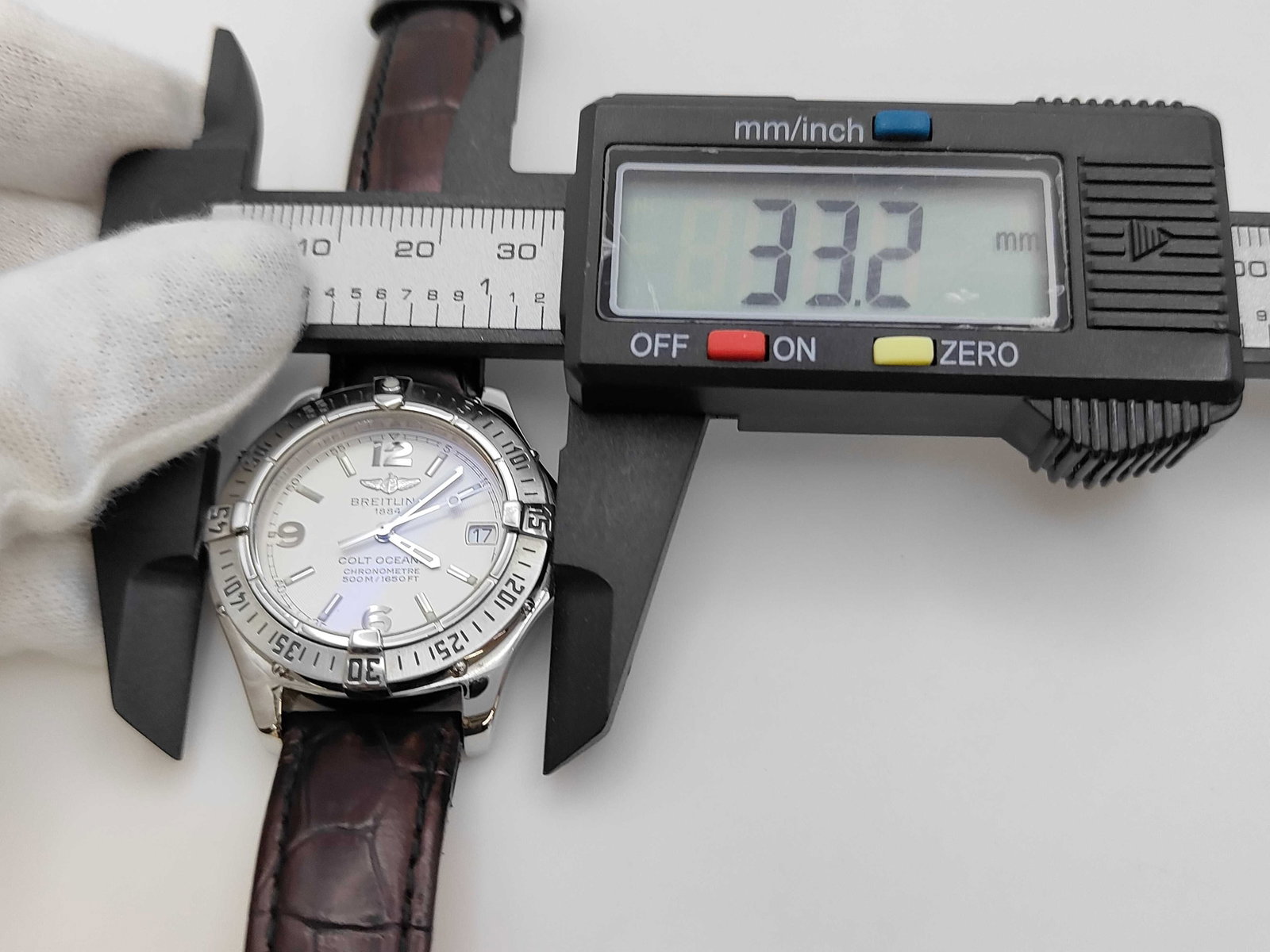 Breitling Colt Ocean Chronometre A77350 Silver Stainless Steel Ladies Wristwatch - 9